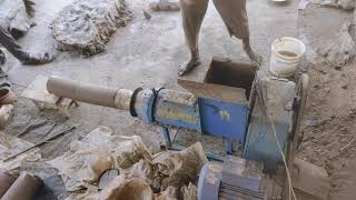 pottery clay mixer in pugmill pot making Telugu [upl. by Forward642]