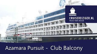 Azamara Pursuit Club Balcony no 7076 [upl. by Stanislaw573]