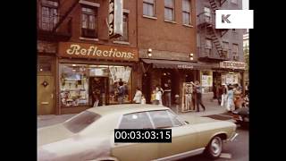 1970s Bleecker St and 6th Avenue Gritty New York HD from 35mm [upl. by Gerdy]