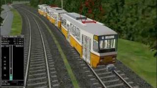 msts tram tatra villamos [upl. by Ahselaf]