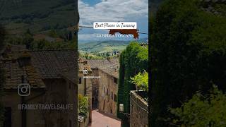 Best Towns to Visit in Tuscany 🌲🍇🍷⛰️ visittuscany tuscany shorts [upl. by Etnovert]