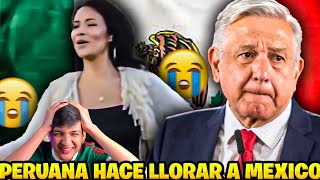 EXTRANJERA EMOCIONA A MEXICO CON CANCION PARA AMLO [upl. by Lane]