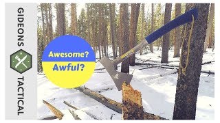 Awesome or Awful Estwing 16quot Campers Axe [upl. by Adnawat]