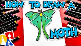 How To Draw A Moth [upl. by Newob]