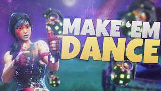 MAKE EM DANCE  PS4 Fortnite BOOGIE BOMBS  PS4 Fortnite Solos Win Gameplay [upl. by Ynnattirb380]