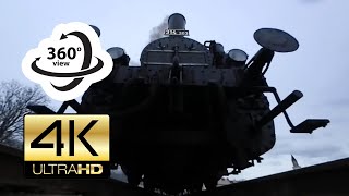 360° camera under STEAM train 4K Virtual Reality [upl. by Alletsirhc]