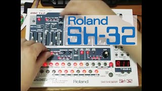 Roland SH32 Demo ■Highquality sound■ [upl. by Uriah135]