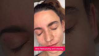 Brows restructuring and colouring 1 [upl. by Dick]