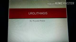 Urolithiasis MSN [upl. by Aisatna]