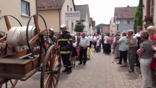 Festumzug zur 40 Jahr Feier der Partnerschaft Erfweiler Belmont Clip 35 [upl. by Oznerol]