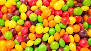 Skittles ❤ and ❤ Starburst Unwrapping Starburst Jellybeans A lot of Candy [upl. by Bivins]