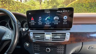 Android Screen Installation │ Mercedes CLS 400  CLS 500  CLS 63 W218 [upl. by Eniwtna]