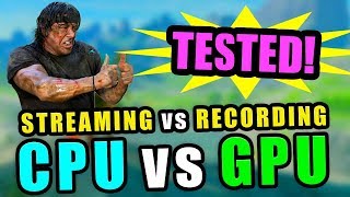 BEST SETTINGS  OBS  others  CPU vs GPU Video Encoding… [upl. by Asiluy]