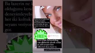 proefbehandeling gratis oksel haarvrij ebbeauty shorts [upl. by Lorna]