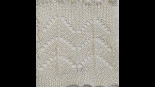 knit horseshoe lace tutorial for flat bed knitting machines by hand manipulation [upl. by Eonak]