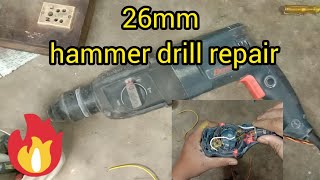 26mm Hammer drill machine repair  26 mm ka hammer drill hai vah repair kaise karen  Hindi mein [upl. by Melva]