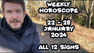 All 12 Signs ✅ 22  28 January 2024 Accept the gift 🎁 Your Weekly Horoscope with Gregory Scott [upl. by Siraf75]