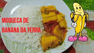 Moqueca de banana da terra  Extremamente saborosa e rápida [upl. by Airdnazxela]