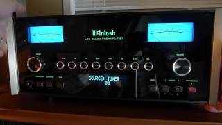 McIntosh C50 preamp overview [upl. by Nwahsav]