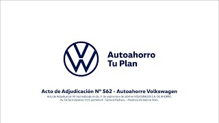 Acto de Adjudicación N° 562  Autoahorro Volkswagen [upl. by Irina]