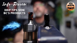 Drip Tips von BCs products  Für 510er  Für Billet Box  Vandy Vape Pulse AIO   Info Review [upl. by Rapsag]