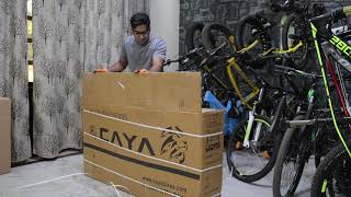 unboxing my new caya bicycle  Diwali Special [upl. by Alvera]