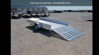 2022 Aluma Utility Trailer 8114SR 81X14 Single Axle Side [upl. by Ann-Marie]