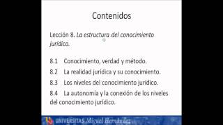 umh1443 201314 Lec000 Presentación Filosofía del Derecho y Deontología [upl. by Ress]