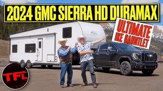 Ike Gauntlet BrandNew 2024 GMC Sierra 2500HD Denali Takes on the World’s Toughest Towing Test [upl. by Jobi181]