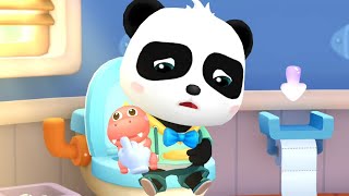 Bayi Panda Kiki Belajar Jadi Anak Pintar Kebiasaan Baik di Toilet yang Seru BABYBUS VIDEO [upl. by Annaitsirhc246]