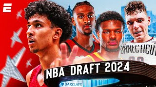 2024 NBA Draft Round 1 on ESPN Live reaction to every pick amp trade  Hoop Collective 🏀 [upl. by Jefferson]