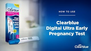 How to Use Clearblue Digital Ultra Early Pregnancy Test New Zealand only [upl. by Arvonio]