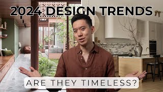 Interior Design Trends 2024 amp How To Use Trends In A More Timeless Manner [upl. by Aiekam]