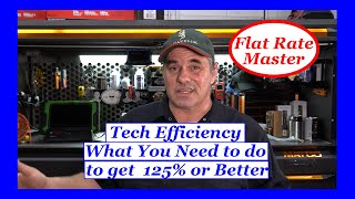 Tech Efficiency What You Need to do to get 125 or Better [upl. by Gnah]