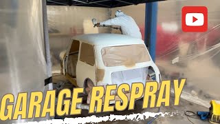 Classic Mini Door Reskin amp Full DIY Garage Paint Job [upl. by Trelu]