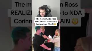 ADIN ROSS EXPOSES CORRINA KOPF stream adinross corinna girl funny twitch twitchclips [upl. by Kerat]