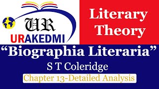 Biographia Literaria by S T Coleridge Chapter 13 Detailed Analysis [upl. by Aland]