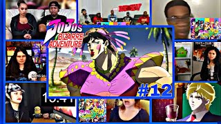 JoJo’s Bizarre Adventure Episode 12 Reaction Mashup [upl. by Vidovic]