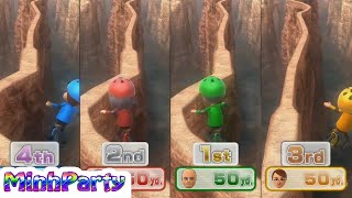 Wii Party U Minigames  Donkey Kong Vs Claudia Vs Lucian Vs Yasuo Gameplay MINH PARTY U [upl. by Pirozzo121]