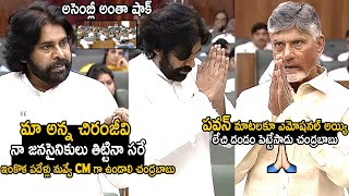 Pawan Kalyan Great And Goosebumps Words About Chandrababu Naidu In Assembly  Telugu Cinema Brother [upl. by Corie841]