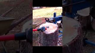 Dangerous Homemade Firewood Processing 😲 firewood Processor machine [upl. by Acsisnarf597]