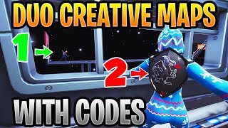 Best Duo Maps In Fortnite Creative With Codes Coop Parkour Deathrun amp Puzzle [upl. by Tailor]