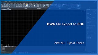 Tutorial how to export DWG to PDF using ZWCAD software [upl. by Oznecniv]