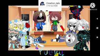 Sans AU react Frisks meme♪YUEYU♪ [upl. by Adiasteb]