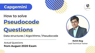 How to Solve Pseudocode Questions  Capgemini Pseudocode Questions [upl. by Riki]