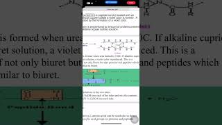 qualitative analysis of protein and amino acid biuret test and ninhydrin test [upl. by Arlie]