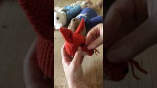 Creating character on crochet animal faces [upl. by Atekin]