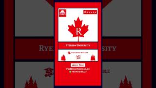 “Study in Toronto 🇨🇦 at Ryerson University  Your Path to Global Success” [upl. by Bergquist]