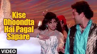 Kise Dhoondta Hai Pagal Sapare  Full Song  Nigahen  Anuradha Paudwal  Sunny Deol Sridevi [upl. by Ahcsrop]