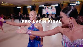 PRO LATIN FINAL  VIRGINIA STATE DANCESPORT CHAMPIONSHIPS 2023 [upl. by Zorana255]